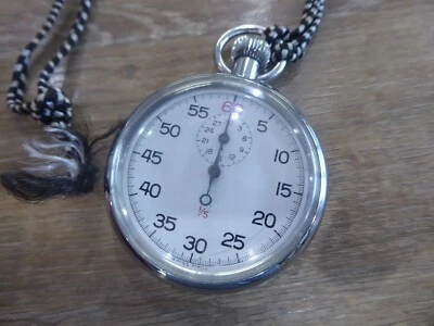 £9.99 • Buy Vintage   Gents Pocket Stop Watch Working