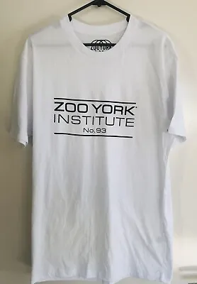 Zoo York Men's T-Shirt Size Medium White Street Wear Casual Menswear • £9.90
