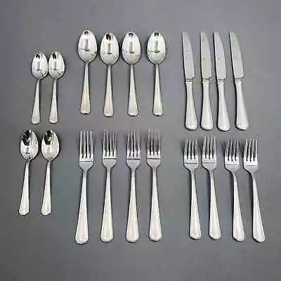 MIKASA Virtuoso Flatware Dinner Set Service For 4 Forks Knives Spoons 20 Pcs • $48.25