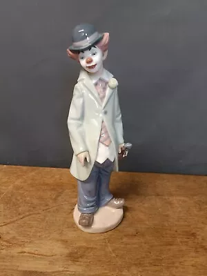 Circus Sam 5472 Lladro Spain Spain Porcelain Figure Violin Clown • £21.37