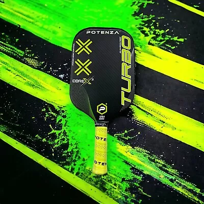 POTENZA “TURBO+” Pro Pickleball Paddle (3K Carbon Fiber 16mm COREx2) • $179.95