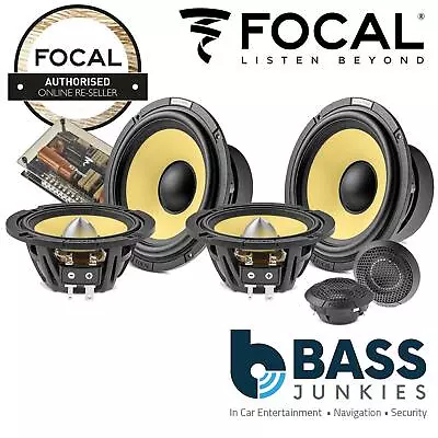 Focal ES165KX3E K2 165mm 6.5  240 Watts 3 Way Car Stereo Component Speakers • £1199