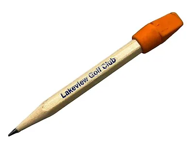 Vintage Lakeview Golf Club Wood Pencil Score Keeper 3 Inch Long Souvenir • $8.95