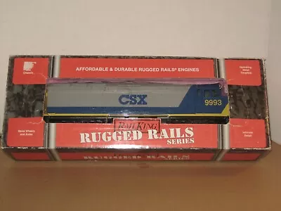 O Gauge MTH Rugged Rails Series F40PH CSX Diesel Engine PS 2.0 # 30-2275-1 • $249.99