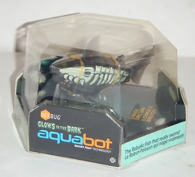 HEXBUG AquaBot Smart Fish Technology Swimming Glow In The Dark Zombie Shark • £5.99