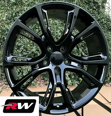 Fits Grand Cherokee L SRT Spider Monkey Style Wheels 20 X9  Gloss Black Rims • $1059