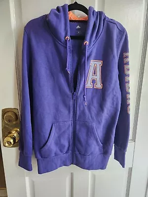 Adidas New Zip Hooded Jacket Size M Purple/Orange • $19.95