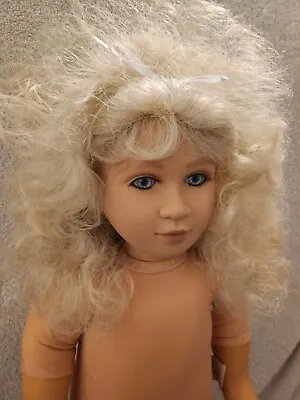 Vintage My Twinn Doll Poseable Blonde Curly Hair Blue Eyes 2002  23  Beautiful!! • $71.25