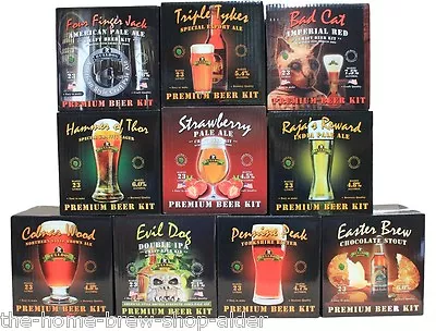 Bulldog Brews Craft Beer Kits - Home Brewing - Beer Making -  Full Range  • £36.50