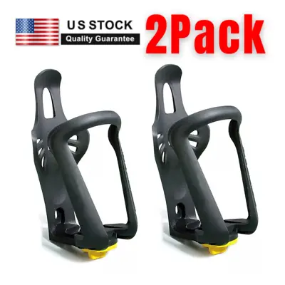 2 X Bicycle Water Bottle Holder Mount Handlebar Rack Bike Cycling Drink Cup Cage • $9.99