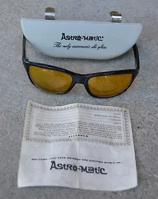 Vintage Astro-Matic Automatic Ski Sunglasses With Hard Case. • $24.95