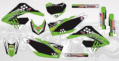 5445 Mx Motocross Graphics Decals Stickers For Kawasaki Klx125 Klx150 D-tracker • $79