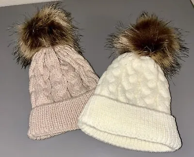 Baby/Toddler 2 Pack Pom Pom Hat Beanie Knitted Winter Warm For Kids Boys Girls • $5.99