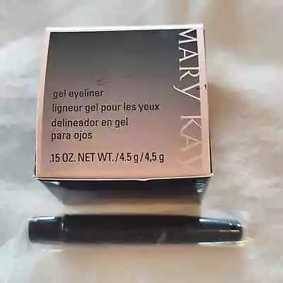 Mary Kay Gel Eyeliner & Expandable Brush Applicator Jet Black • $15