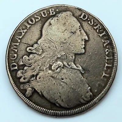 1 Conventionsthaler Maximilian III. Joseph 1769 BAVARIA • $90