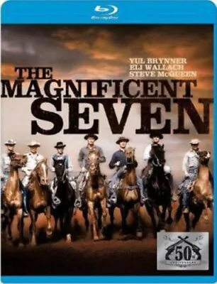 MGM THE MAGNIFICENT SEVEN Blu-ray Steve McQueen Charles Bronson Western • $5