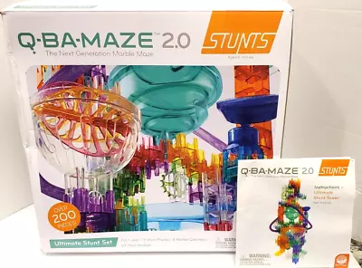 Mindware Q-BA-MAZE 2.0 Ultimate Marble Stunt Tower Full Set 203 Pieces Complete • $57