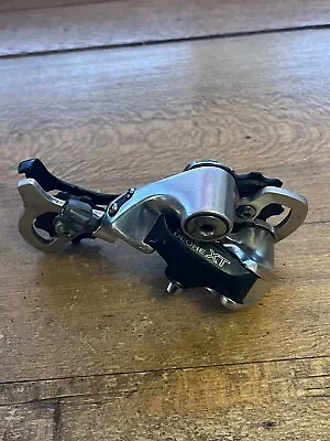 Vintage Shimano Deore XT Rear Derailleur RD-M739 8 Speed SIS 90s MTB GF Hoo Koo • $64.99