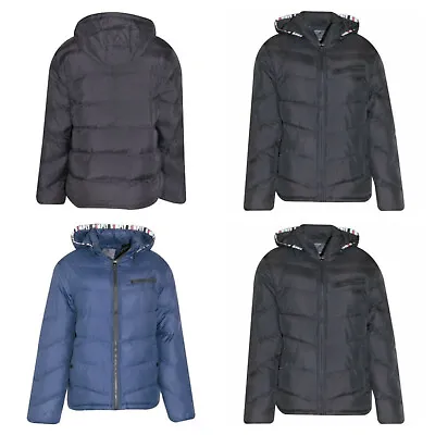 Mens Fur Insulated Thick Padded Lined Jacket Winter Inner Hood Plus Size 3xl-7xl • £16.99