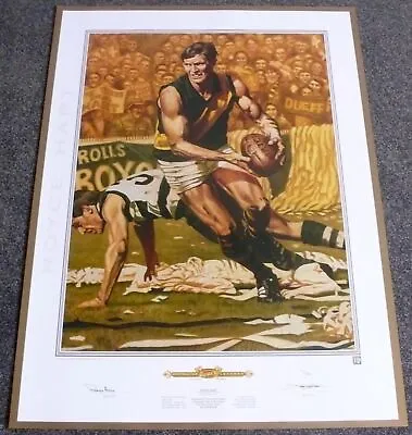 Royce Hart Jamie Cooper Afl Richmond Tigers Hand Signed Print Martin Cotchin • $149.95