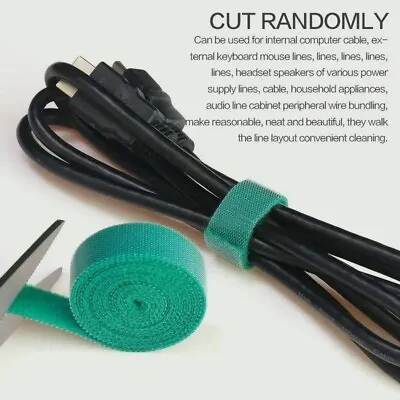 VELCRO Hook And Loop Double Sided Cable Ties Reusable Straps • £3.49