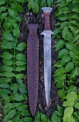 Custom Handmade Integral Medieval  Viking Battle Ready Short Sword  • $235