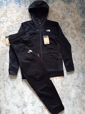 The North Face Tracksuit Set Size M 34  Jacket & Trousers Mittellegi Black • £99