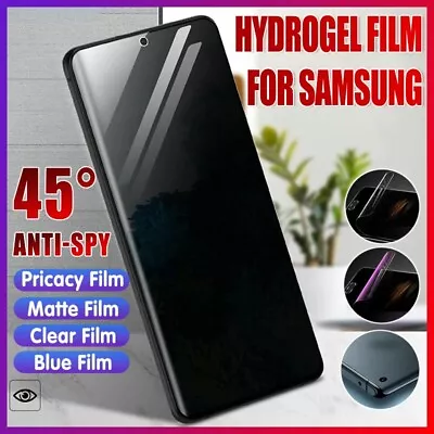 For SAMSUNG GALAXY S22 S21 S20 Note 20 10 9 8 HYDROGEL Film Screen Protector AU • $3.40