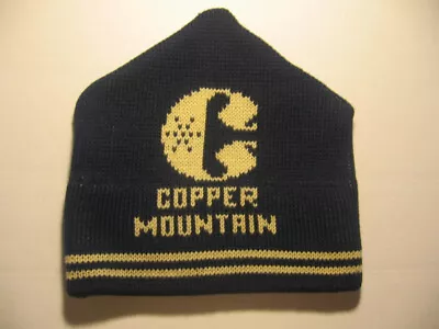 Vintage Wool Ski Hat Copper Mountain By Charlie Hats Colorado Knitting Mills USA • $14.95