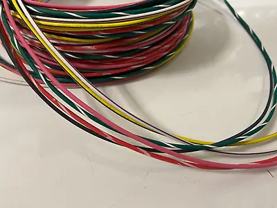 16 Awg Gxl High Temp Automotive Power Wire 6 Stripe Colors 25 Ft Ea Para • $20.95