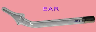 $7 • Buy EAR ELECTRODE TUBE HIGH FREQUENCY VIOLET RAY DARSONVAL Crown SKIN CARE 12MM 