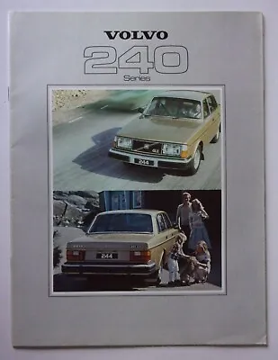 VOLVO 240 SERIES Orig 1979 UK Mkt Full 28pp Sales Brochure - 244 245 DL GL GLE • $8.62