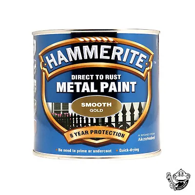 £10.99 • Buy Hammerite Smooth Metal Paint - 250ml Direct To Rust - All Colours Available 