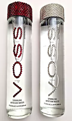 Bling Glass VOSS Water Bottle Glass CRYSTALS 800mL Bedazzled Crystallized Bottle • $51.10