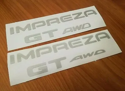 GT AWD Impreza - Fits Impreza GT GC8 92-01 Rear Decal  - Reproduction Sticker • $11