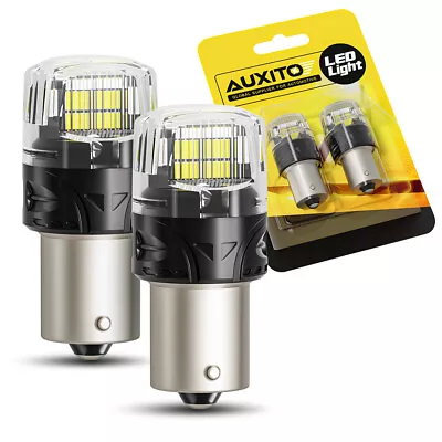 AUXITO 4000LM LED Reverse Backup Light Bulbs 1156 7506 P21W 6500K White Bright A • $12.34