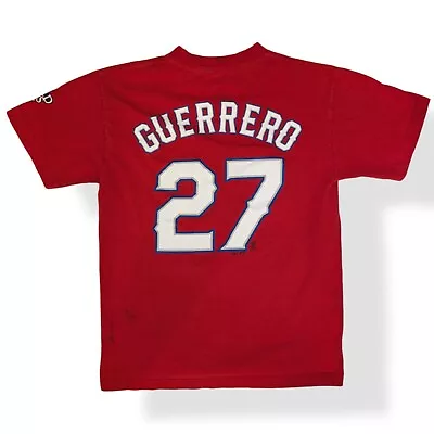 Rare Majestic Texas Rangers Vladimir Guerrero #27 Jersey Size L • $70