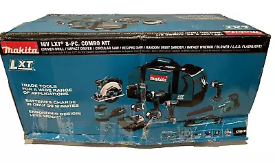 Makita XT801X1 18V LXT Cordless Combo Kit - 8 Piece - Damaged Saw • $479.20