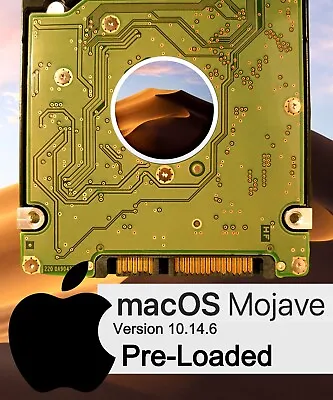 500GB 2.5  Hard Drive | MacOS Mojave 10.14.6 Pre-Loaded | MACBOOK PRO Mid- • $23.68