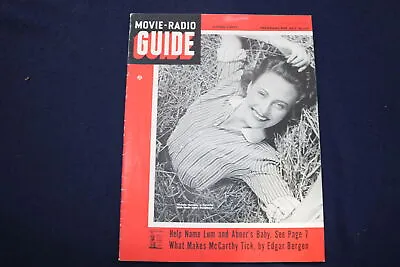 1942 July 25-31 Movie-radio Guide Magazine - Michele Morgan Cover - E 9257 • $45
