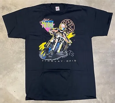 VTG NOS 1992 Steve Morehead / Harley Davidson AMA Flat Track Racing Tee - XL • $174.99