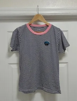 J. Crew T-Shirt Women's Size Small Short Sleeve Striped Top 100% Cotton • $11.99