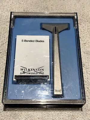 Vintage Wilkinson Sword Razor Shaving System With 5 Blades • $8