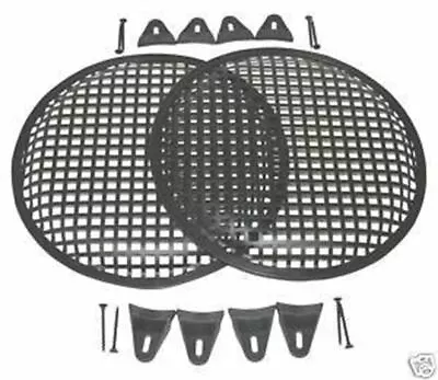 Pair Of 10 Inch 10  Universal Metal Car Audio Speaker SubWoofer Waffle Grill Pro • $11.54