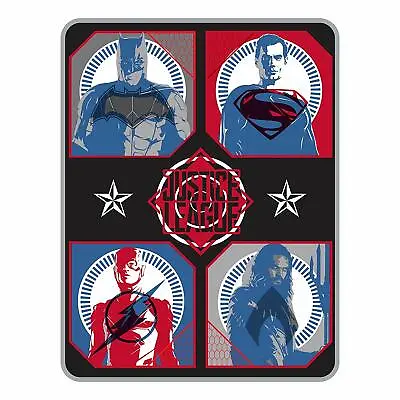 Warner Bros. Justice League Team Assembled Blanket Throw • $14.99