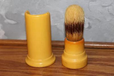 WOW! Vintage Fuller Shaving Brush And Holder STRAIGHT RAZOR BARBER SHOP GO ALONG • $16.99