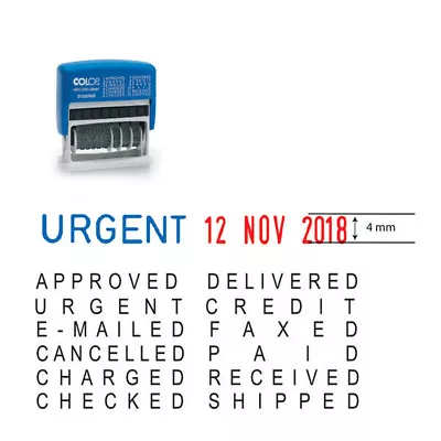 £22.99 • Buy Colop S120wd Dial-a-phrase Self Inking Date Stamp