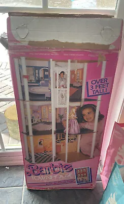 Barbie Vintage 1982 Barbie Townhouse...3 1/2 Ft Tall With Original Box • $109.99