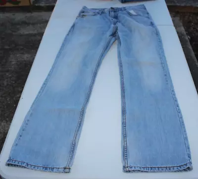 Wrangler 20X Style 42 Vintage Boot Jeans Mens Size32x34 Blue Light Wash Western • $10.51