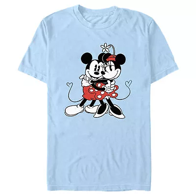 Men's Mickey & Friends Retro Minnie And Mickey Hug T-Shirt • $13.99